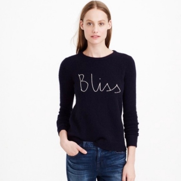 J. Crew Sweaters - J. CREW  - Bliss Hugo Guiness Crew Neck Navy Blue
Sweater Medium